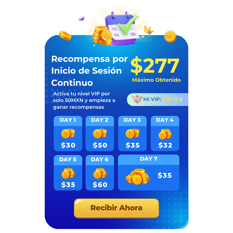 Recompensa por Inicio de Sesion Continuo mexswin 2025 1