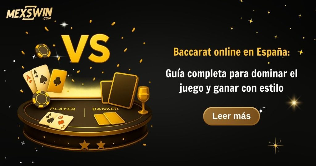 Domina el baccarat online España con reglas y tips